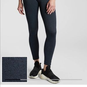 Delancey Herringbone Tight - navy - petite